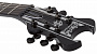 SCHECTER SYNYSTER CUSTOM BLK/SILVER HIPSHOT