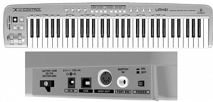 MIDI КЛАВИАТУРА BEHRINGER UMX 61 U-CONTROL