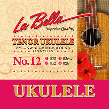 Струны для тенор укулеле LA BELLA UKULELE 12