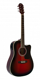 Электроакустическая гитара ARIA AW-20CE RS