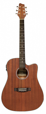 Электроакустическая гитара STAGG SA25 DCE MAHO