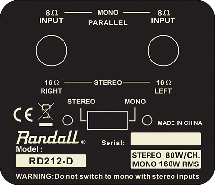 Гитарный кабинет RANDALL RD212-DE 