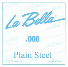 СТРУНА LA BELLA PLAIN STEEL PS008