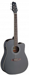 Электроакустическая гитара STAGG SA40DCFI-BK (уценка)
