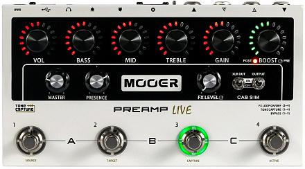 Цифровой преамп Mooer PreAMP Live
