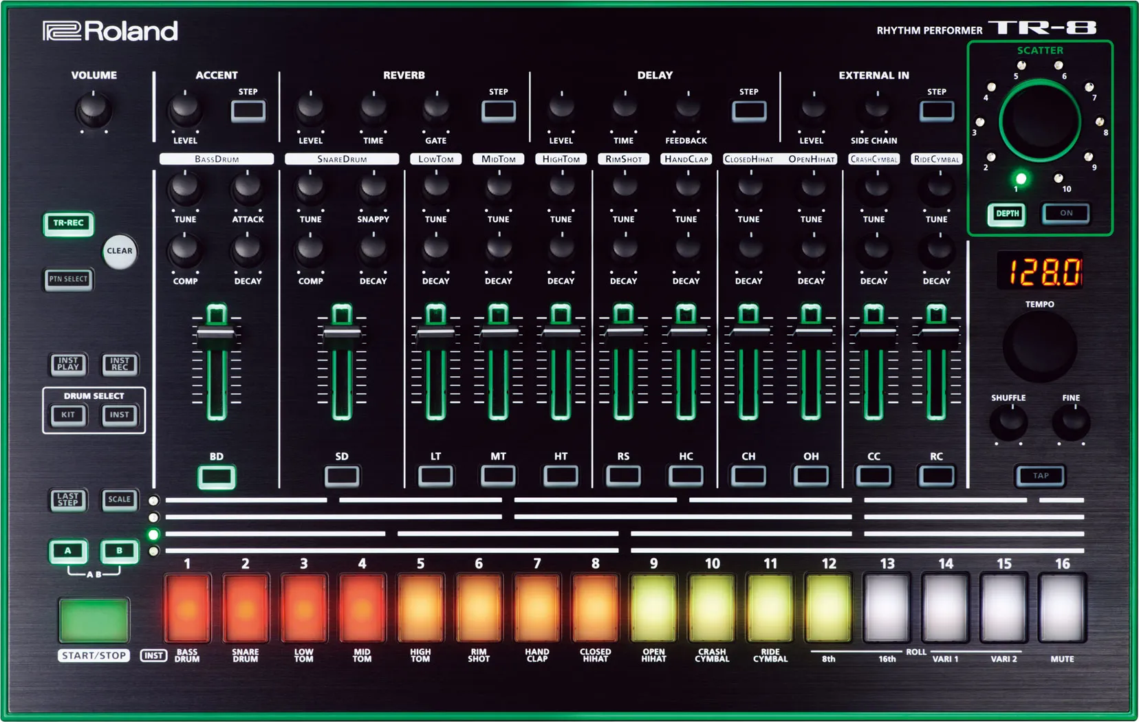 Купить DRUM-МАШИНА ROLAND TR-8 в Санкт-Петербурге с доставкой. Отзывы,  видео и характеристики.